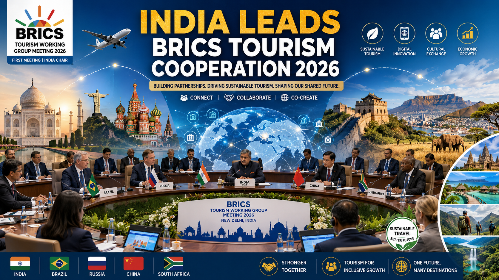India Chairs First BRICS Tourism Working Group Meeting 2026, Sets New Cooperation Agenda