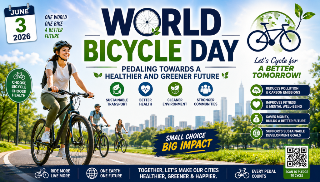 World Bicycle Day 2026: Theme, History, Significance and Celebration Ideas